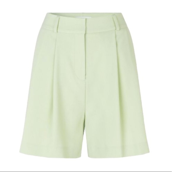 Samsøe & Samsøe NWT Samsoe Samsoe Fally Shorts Fog Green MSRP $143 - Picture 13 of 14